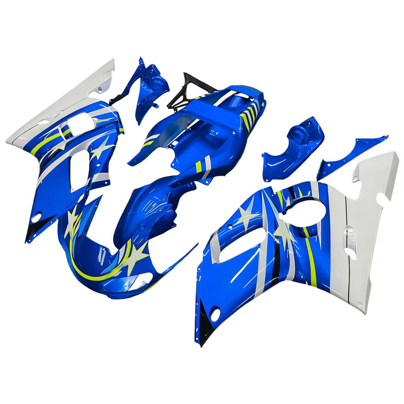 Kit de carénage Amotopart pour Yamaha YZF 600 R6 1998-2002 Générique