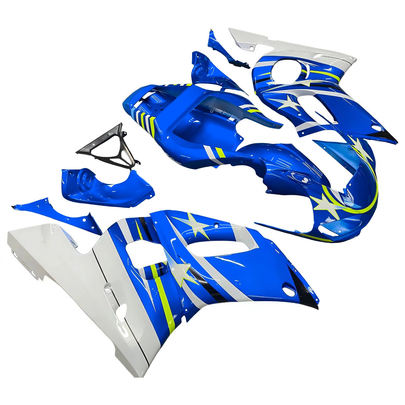 Kit de carénage Amotopart pour Yamaha YZF 600 R6 1998-2002 Générique