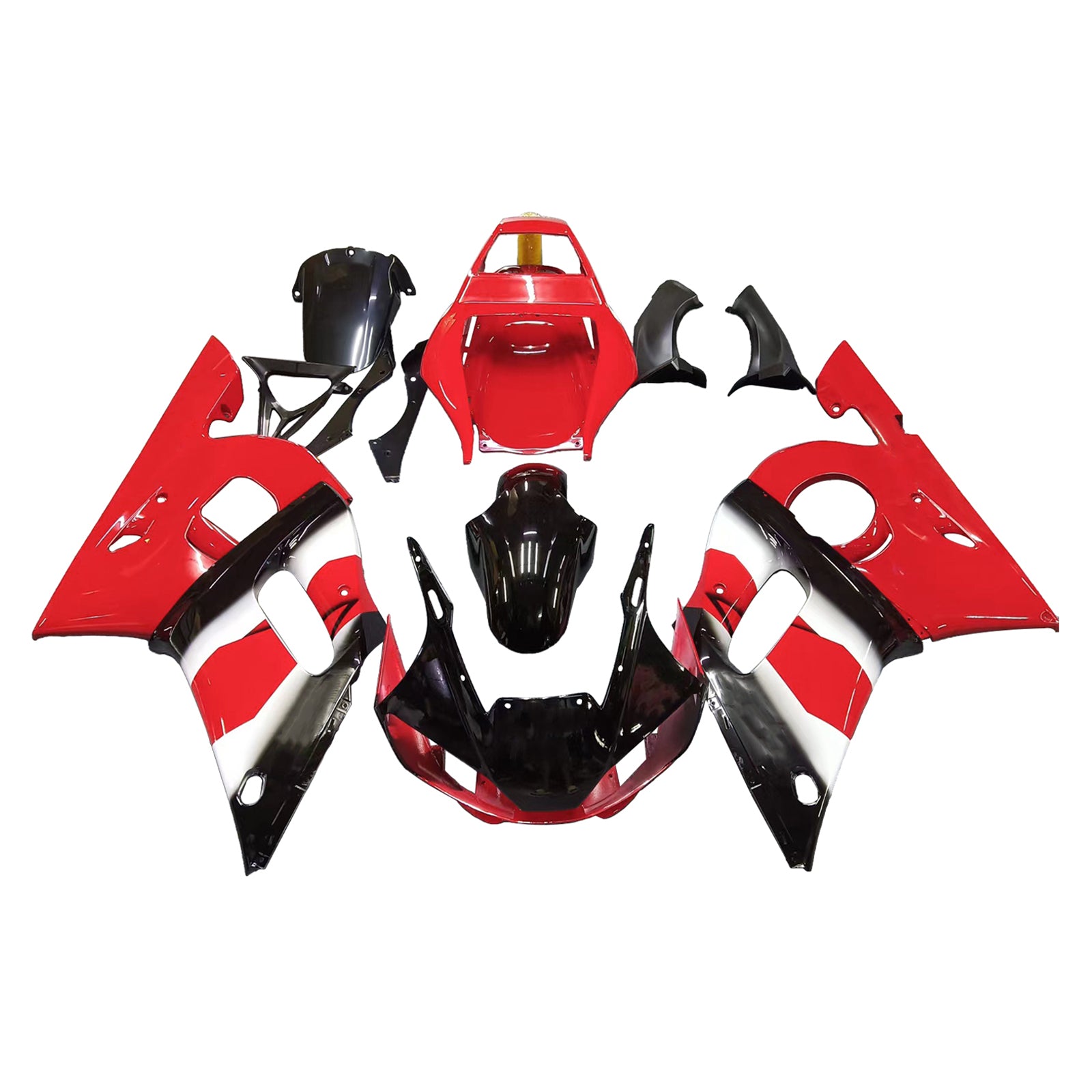 Kit de carénage Amotopart pour Yamaha YZF 600 R6 1998-2002 Générique