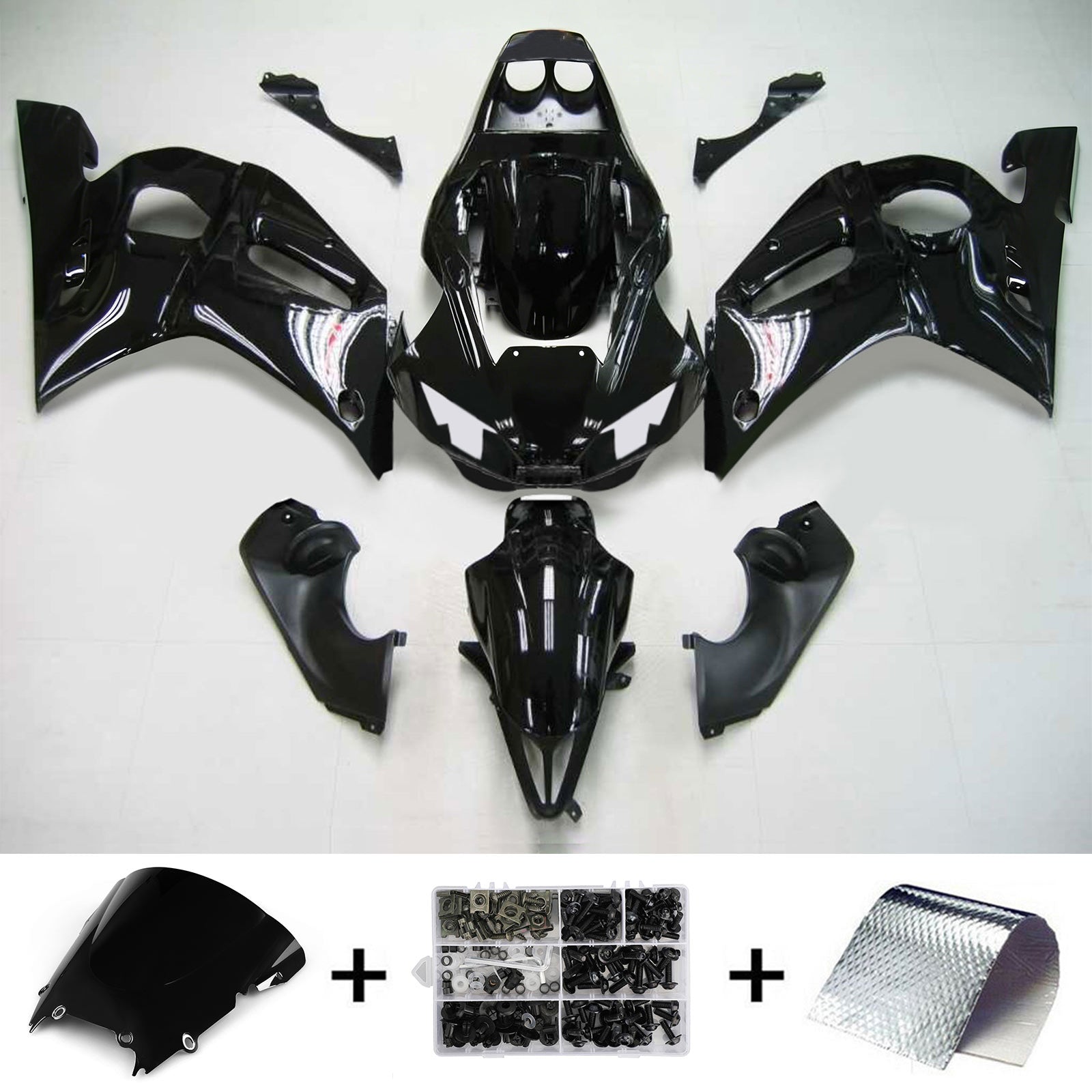 Kit de carénage Amotopart pour Yamaha YZF 600 R6 1998-2002 Générique