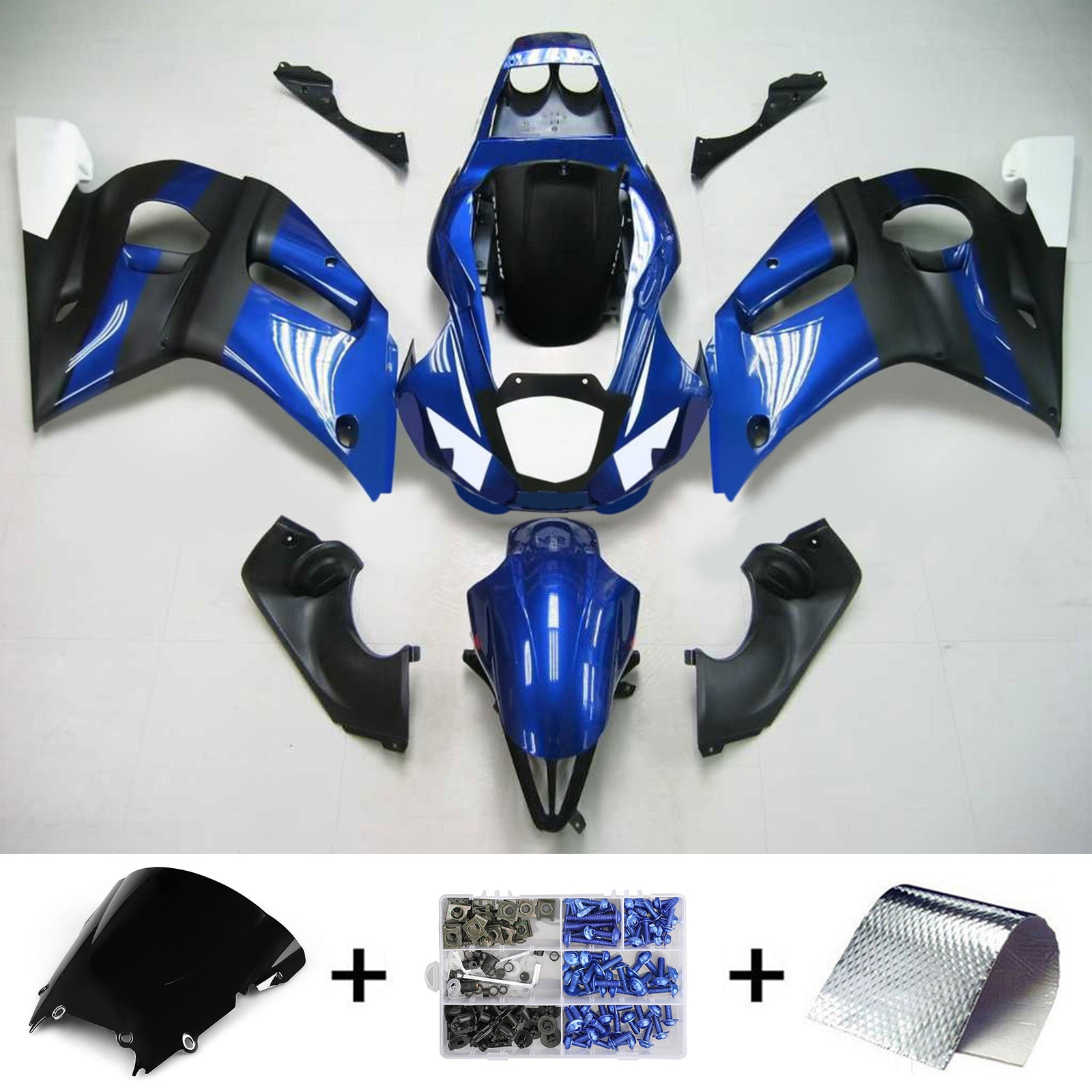 Kit de carénage Amotopart pour Yamaha YZF 600 R6 1998-2002 Générique