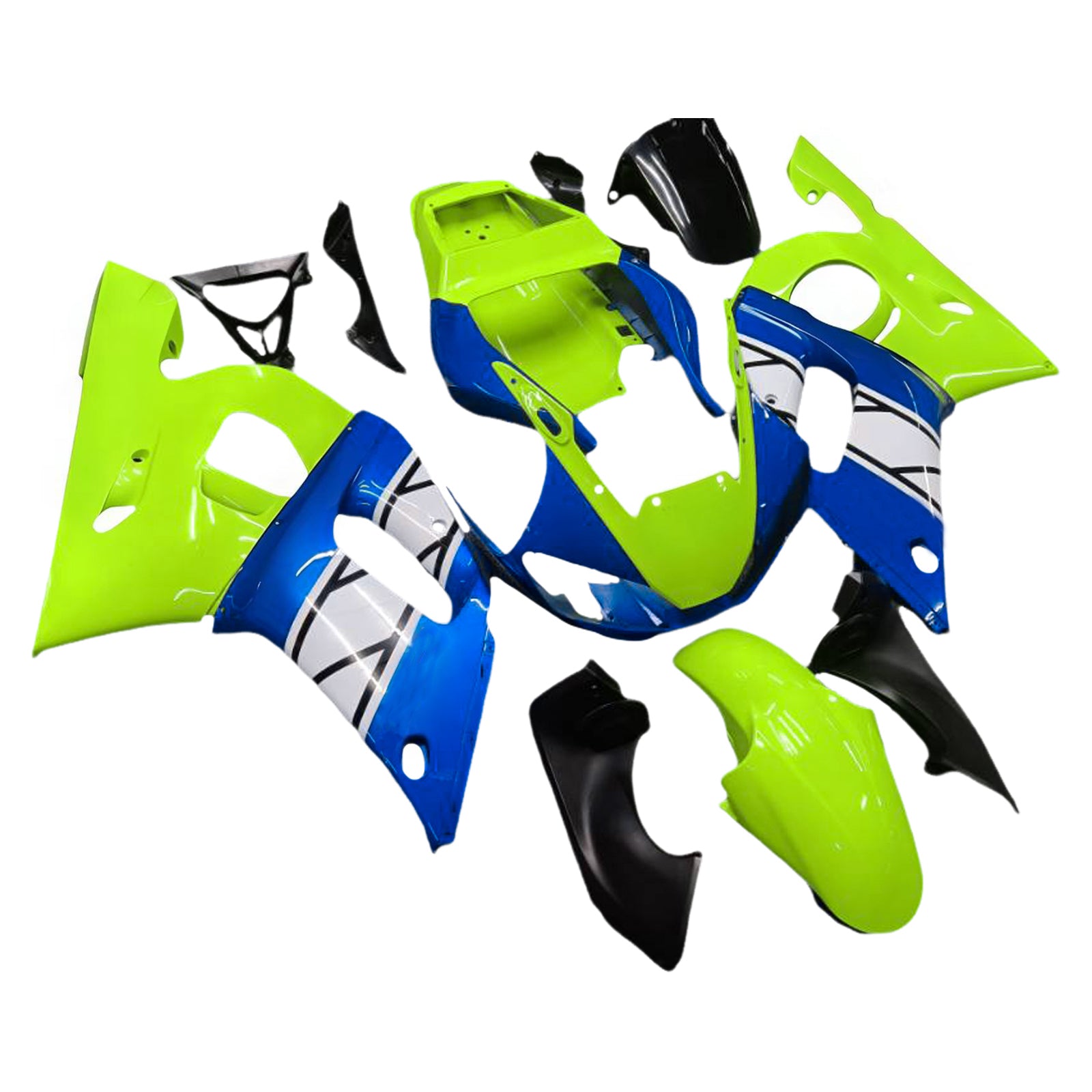 Kit carena Amotopart per Yamaha YZF 600 R6 1998-2002 Generico