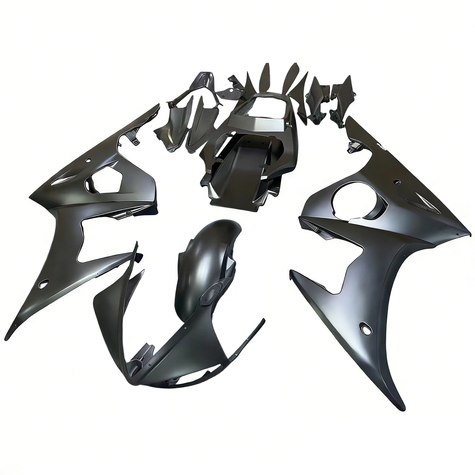 Amotopart Yamaha YZF 600 R6 2003-2004 R6S 2006-2009 Kit de carenado de carrocería