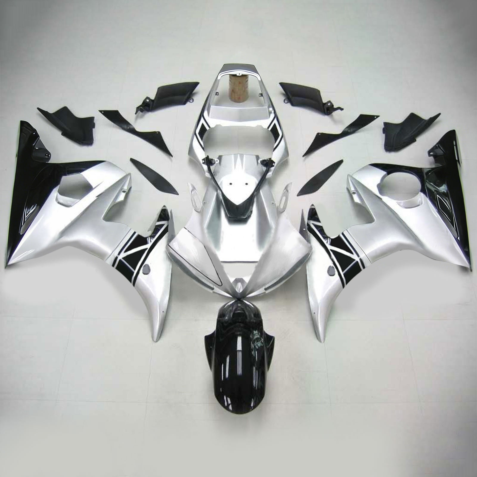 Kit de carénage Amotopart pour Yamaha YZF 600 R6 2003-2004 R6S 2006-2009