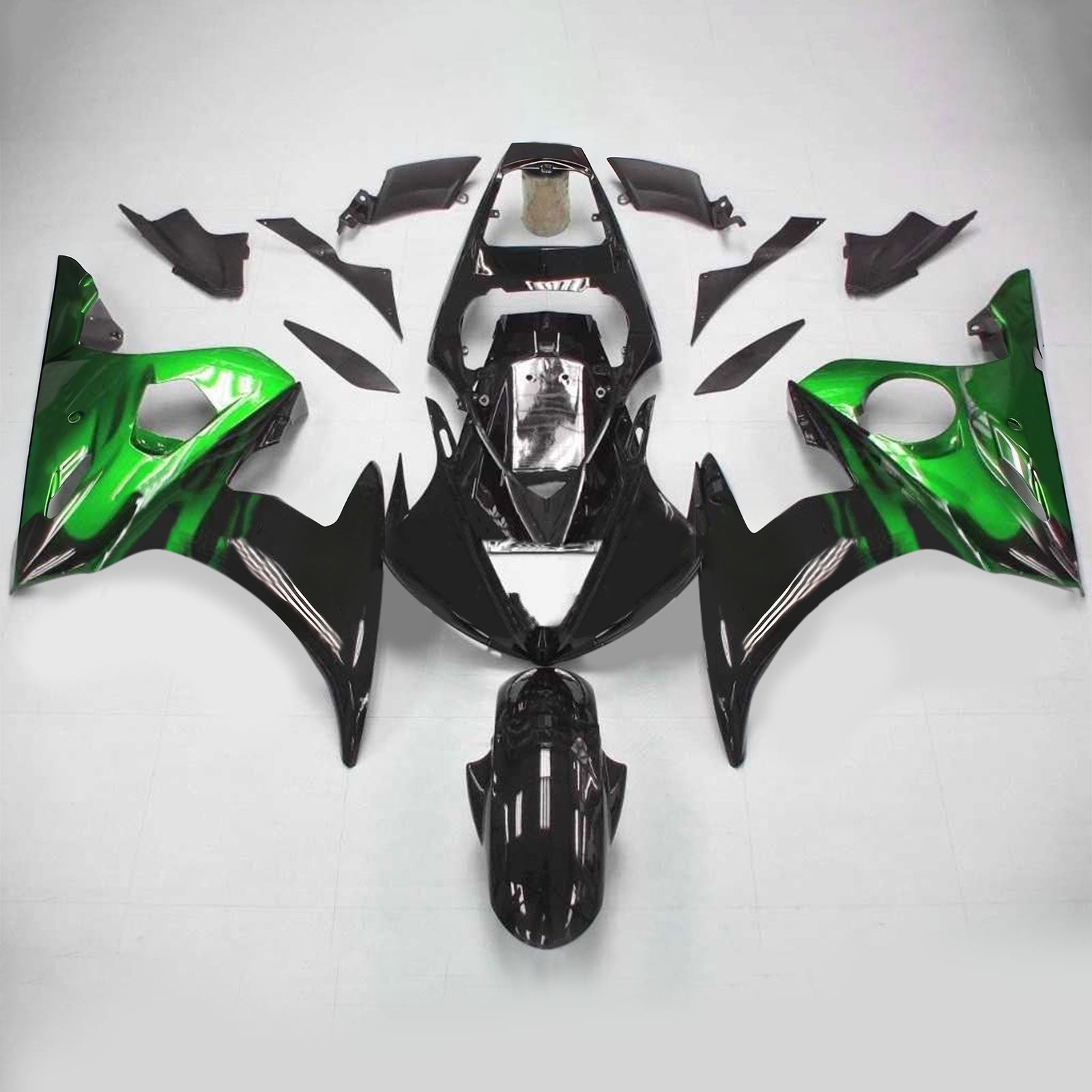 Kit de carénage Amotopart pour Yamaha YZF 600 R6 2003-2004 R6S 2006-2009