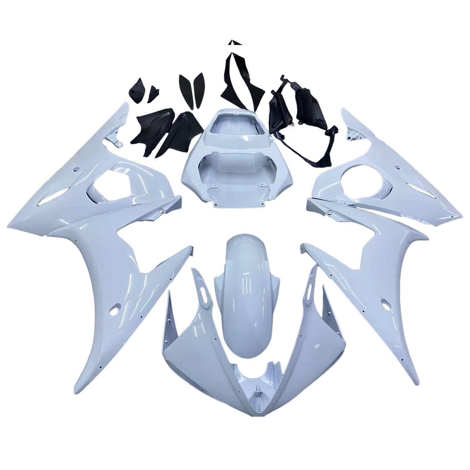 Kit de carénage Amotopart pour Yamaha YZF 600 R6 2003-2004 R6S 2006-2009