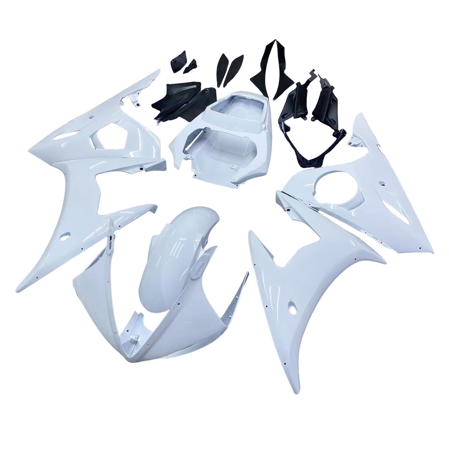 Kit de carénage Amotopart pour Yamaha YZF 600 R6 2003-2004 R6S 2006-2009