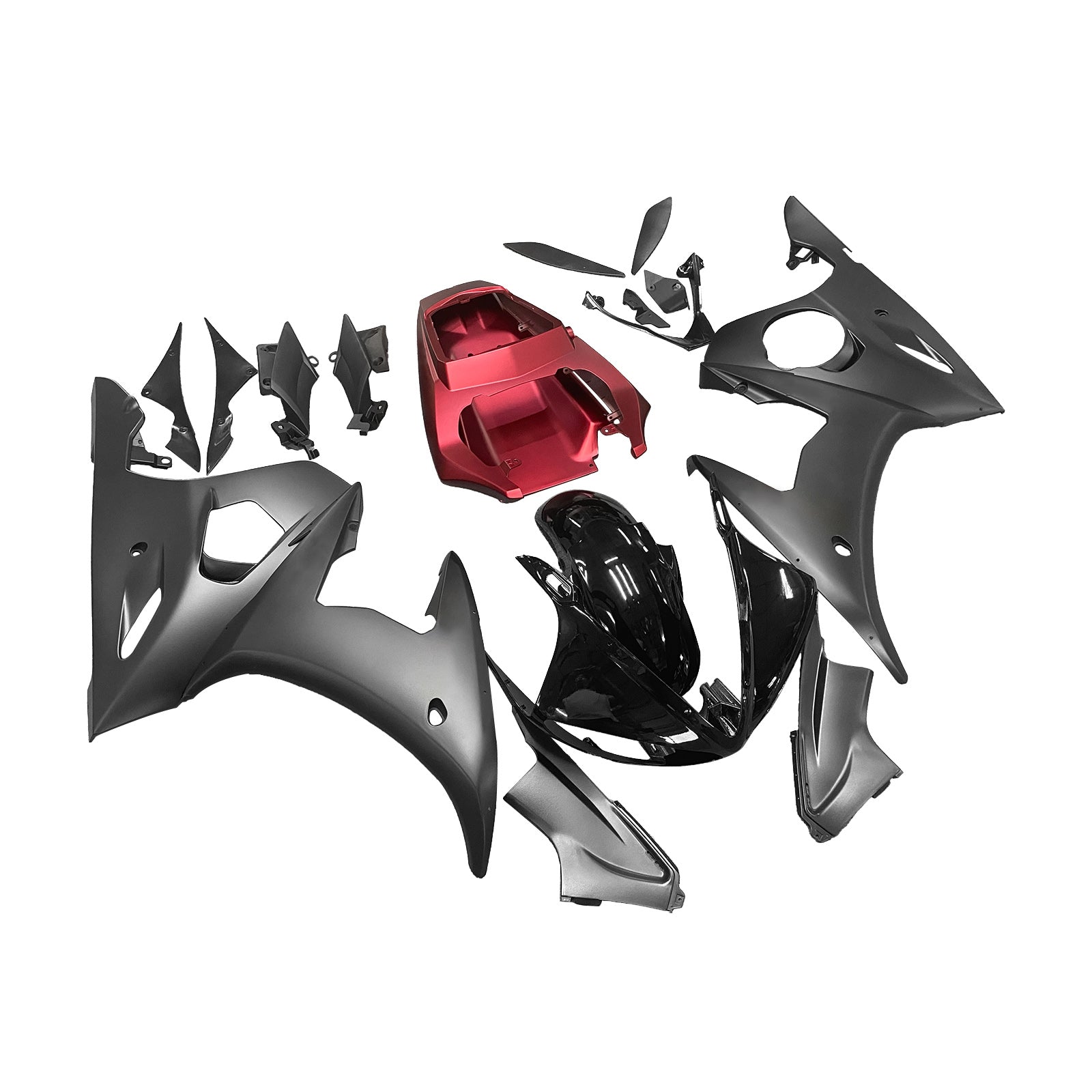 Kit de carénage Amotopart pour Yamaha YZF 600 R6 2003-2004 R6S 2006-2009