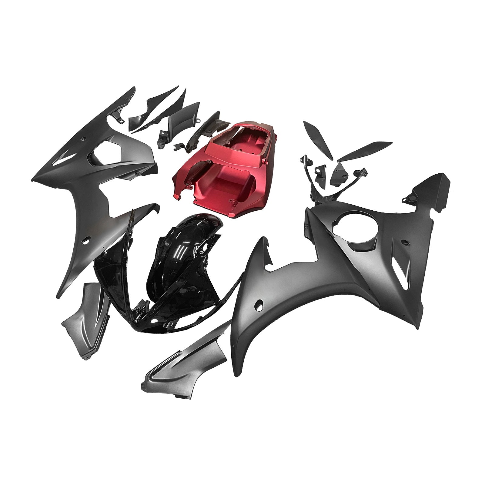 Kit de carénage Amotopart pour Yamaha YZF 600 R6 2003-2004 R6S 2006-2009