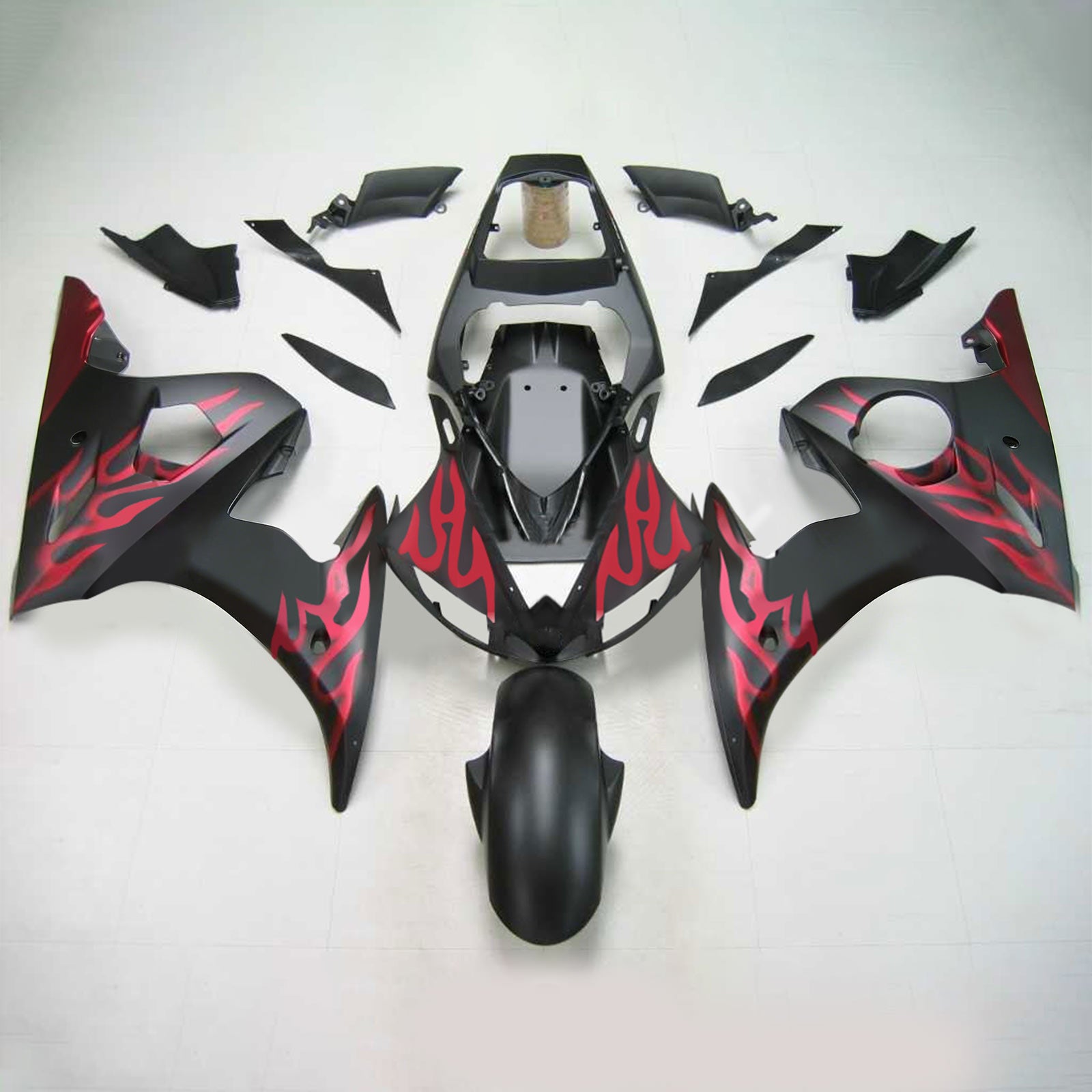 Kit de carénage Amotopart pour Yamaha YZF 600 R6 2003-2004 R6S 2006-2009