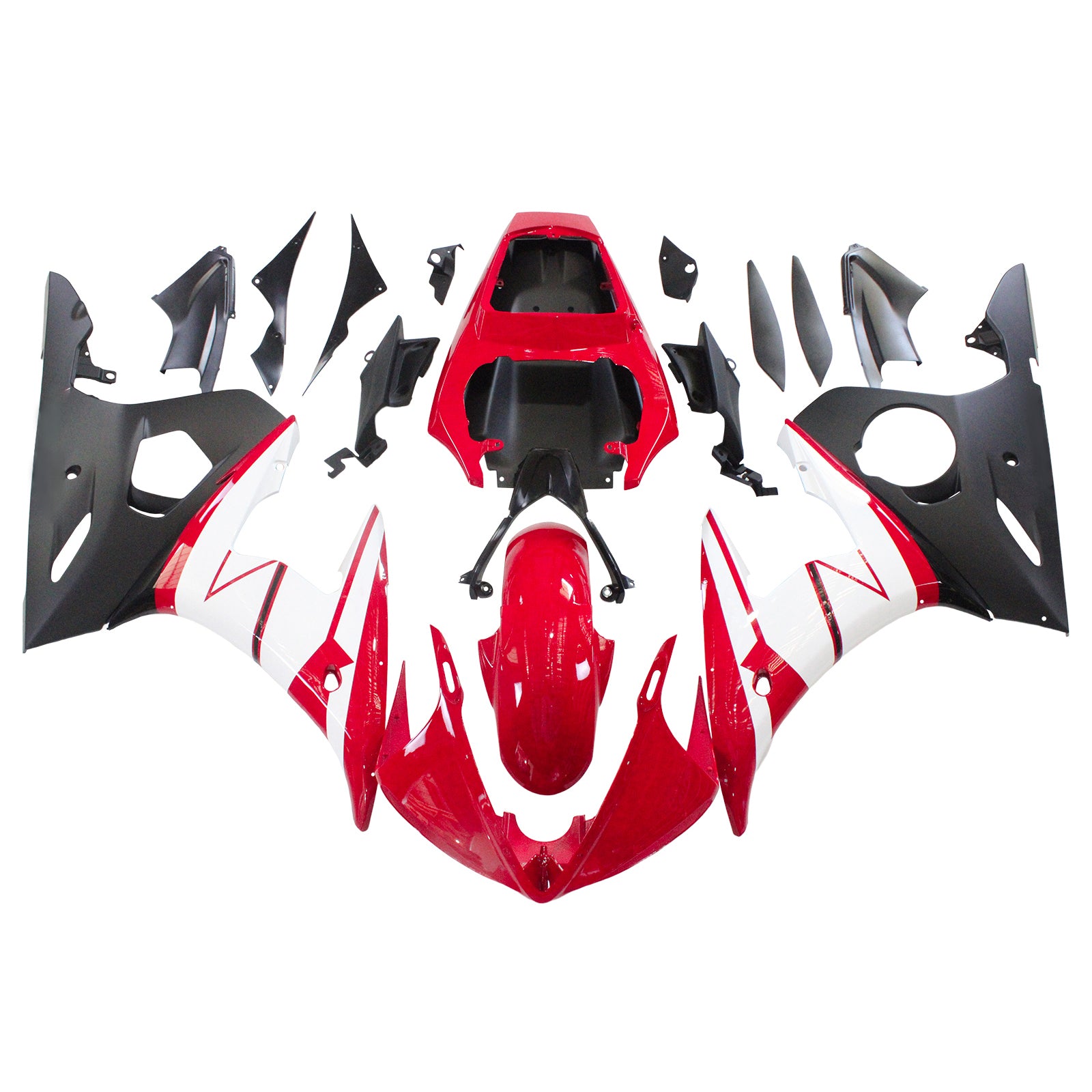 Kit de carénage Amotopart pour Yamaha YZF 600 R6 2003-2004 R6S 2006-2009