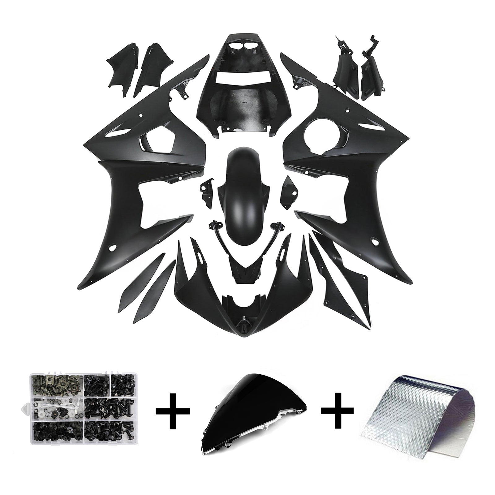 Kit de carénage Amotopart pour Yamaha YZF R6 2005 générique