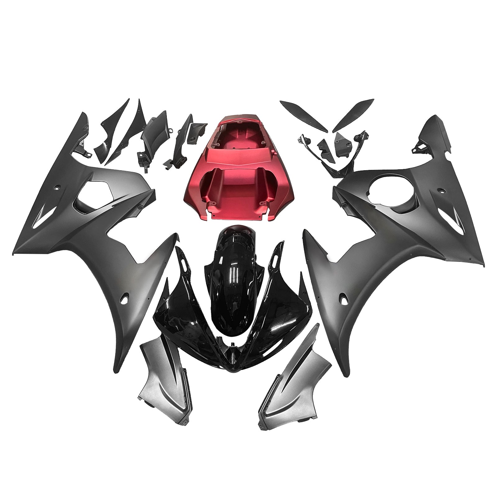 Kit de carénage Amotopart pour Yamaha YZF 600 R6 2005 générique