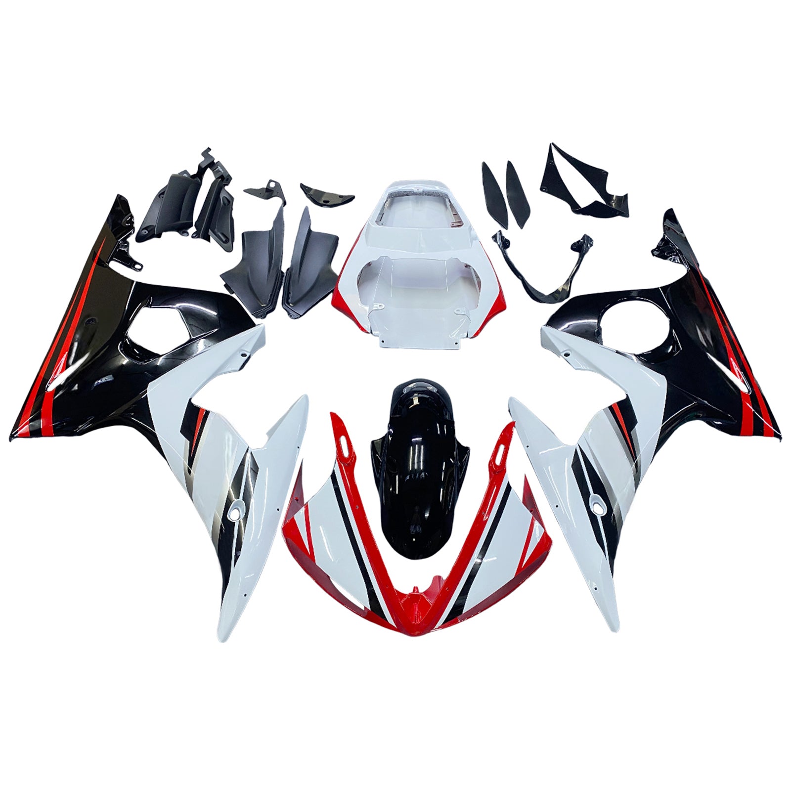 Kit de carénage Amotopart pour Yamaha YZF 600 R6 2005 générique