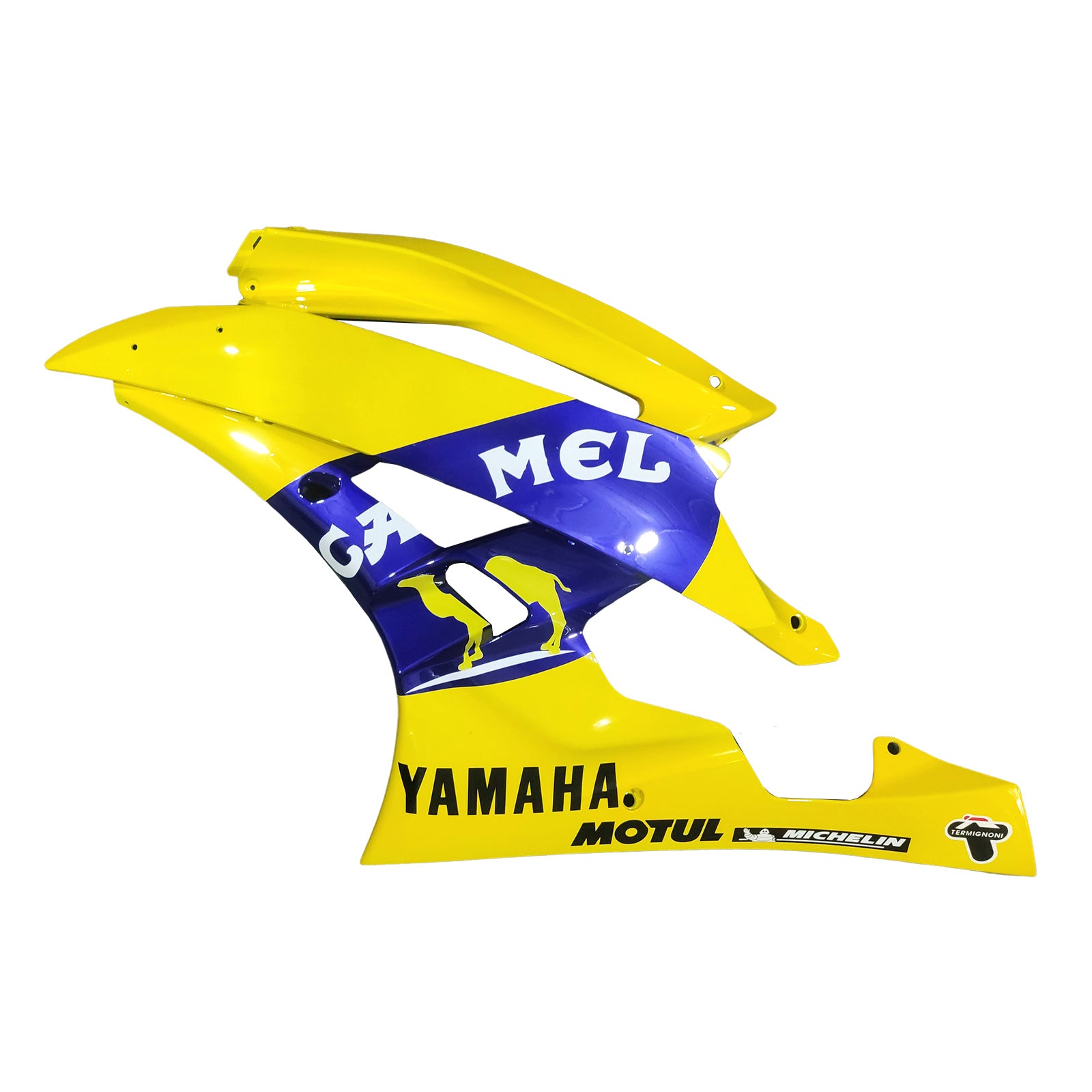Amotopart stroomlijnkappen 2006-2007 Yamaha YZF-R6 geel blauw nr. 46 Camel R6 generiek