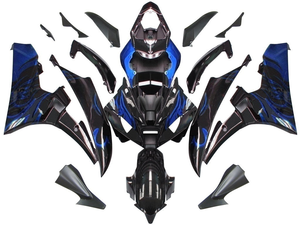 Amotopartin suojat 2006-2007 Yamaha YZF-R6 Black & Blue Flame R6 Generic