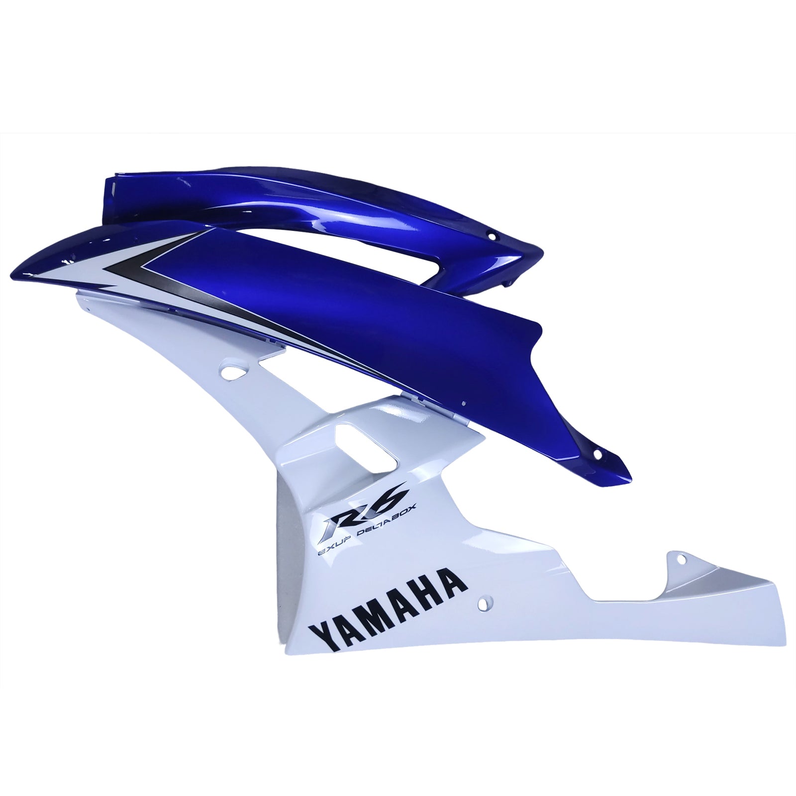 Amotopart Carénages 2006-2007 Yamaha YZF-R6 Blue and White R6 Generic