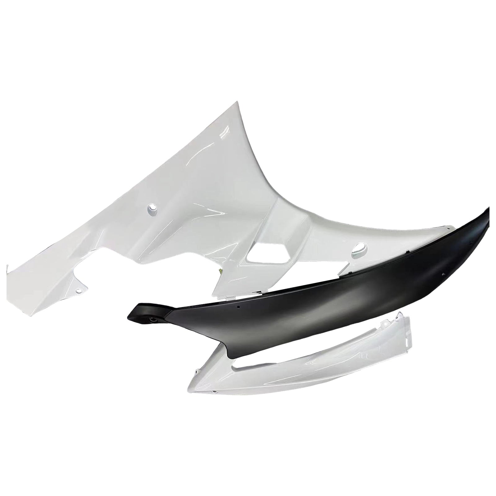 Carénages Amotopart 2006-2007 Yamaha YZF-R6 Blanc Noir R6 Generic