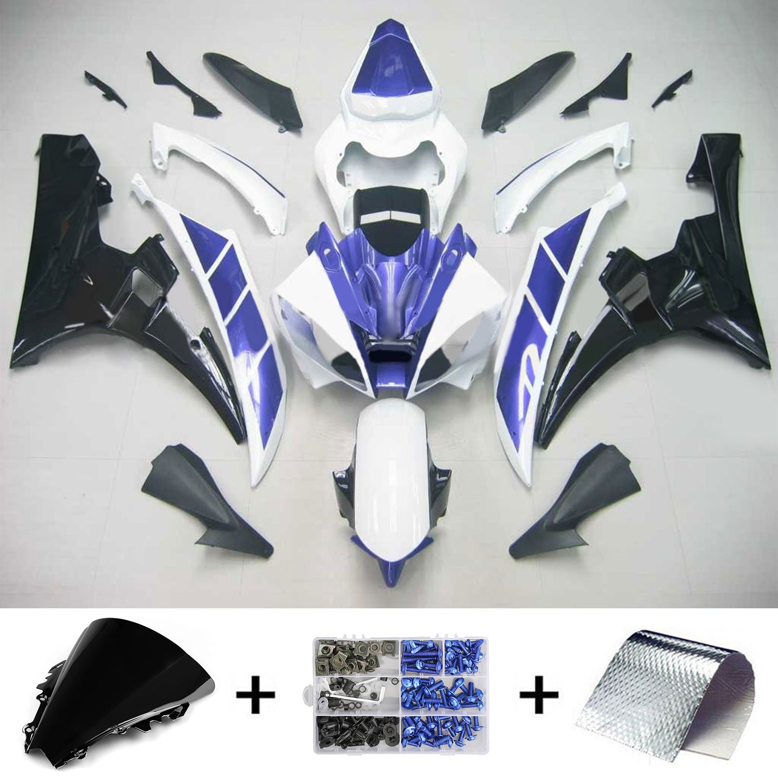Kit de carénage Amotopart pour Yamaha YZF 600 R6 2006-2007 générique