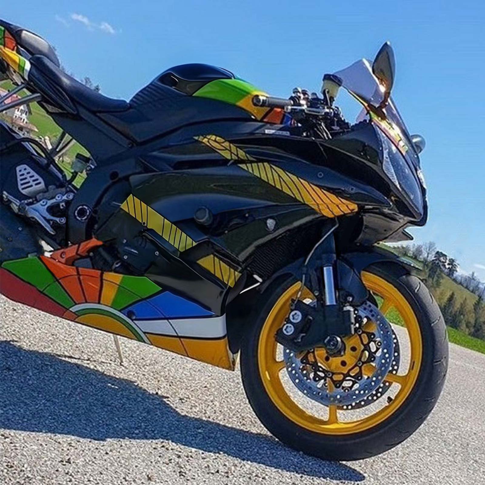 Kit de carénage Amotopart pour Yamaha YZF 600 R6 2006-2007 générique