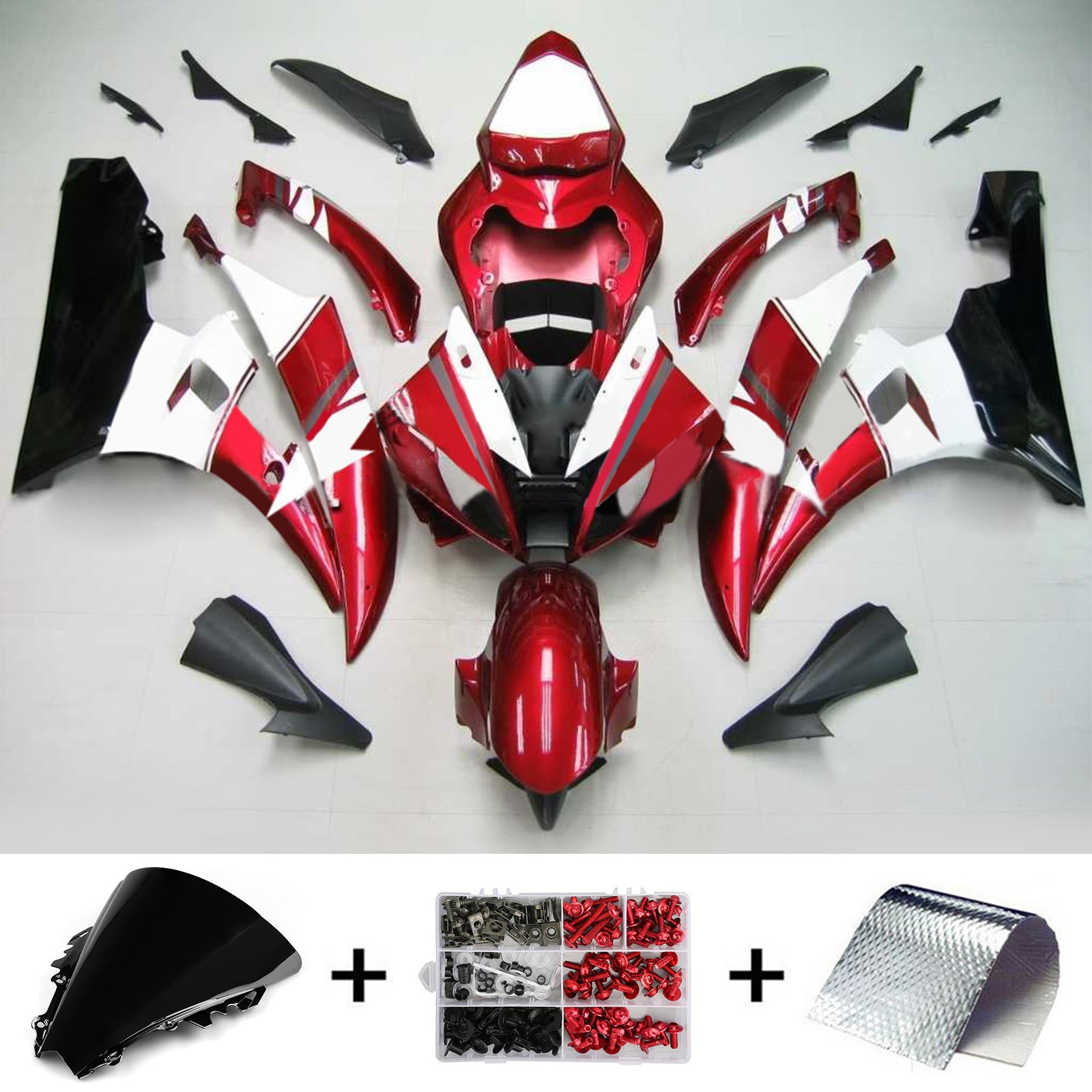 Kit de carénage Amotopart pour Yamaha YZF 600 R6 2006-2007 générique