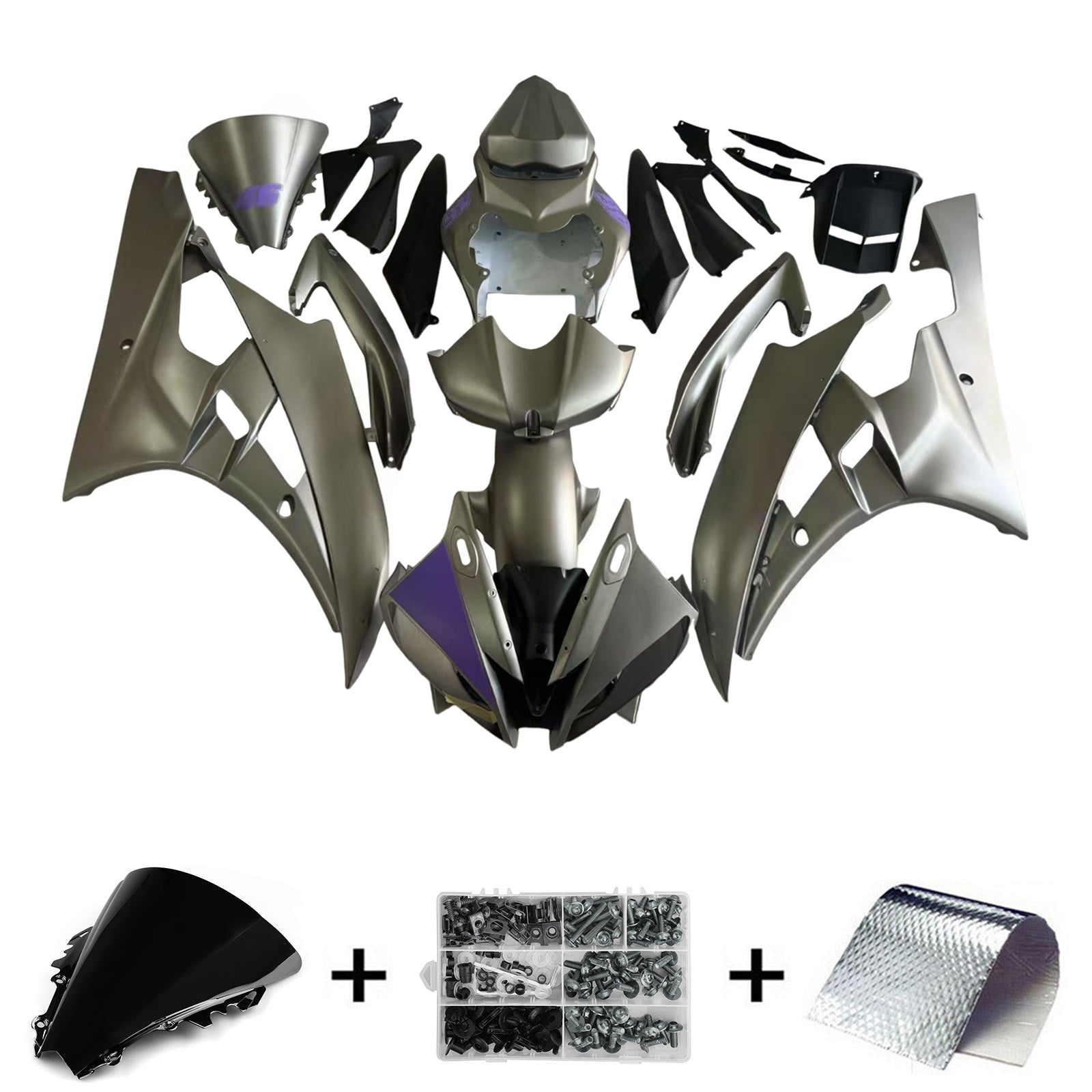 Kit de carénage Amotopart pour Yamaha YZF 600 R6 2006-2007 générique