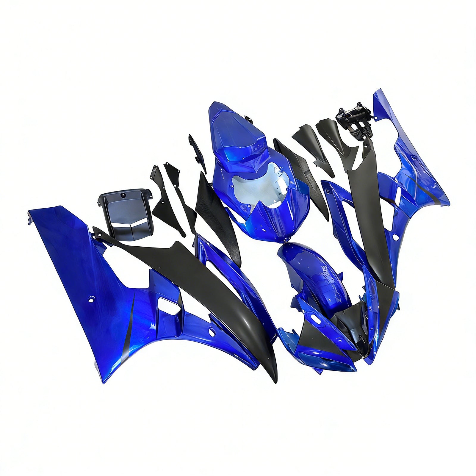 Amotopart Yamaha YZF 600 R6 2006-2007 ABS muovinen korin suojasarja