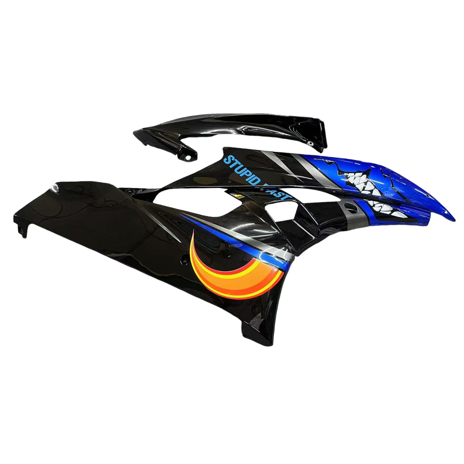 Amotopart Yamaha YZF 600 R6 2006-2007 Kit Carénage Carrosserie Plastique ABS