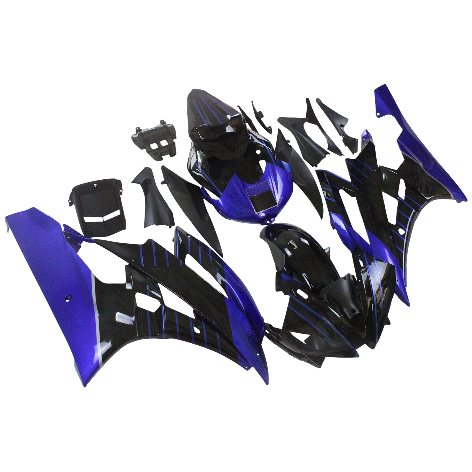 Amotopart Yamaha YZF 600 R6 2006-2007 Kit Carrosserie plastični abs