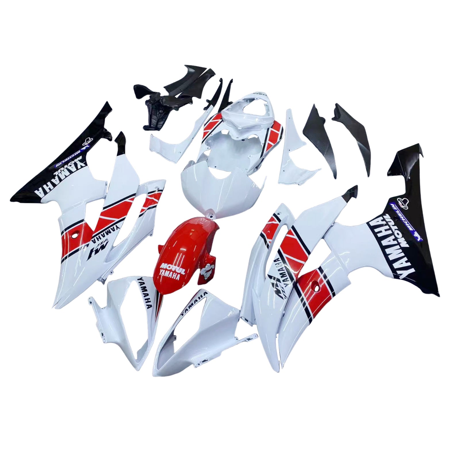 Kit de carénage Amotopart pour Yamaha YZF 600 R6 2008-2016 générique