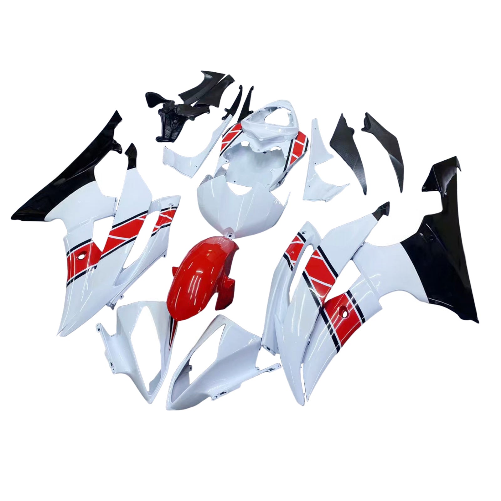 Amotopart Fairing Zestaw dla Yamaha YZF 600 R6 2008-2016 Ogólny