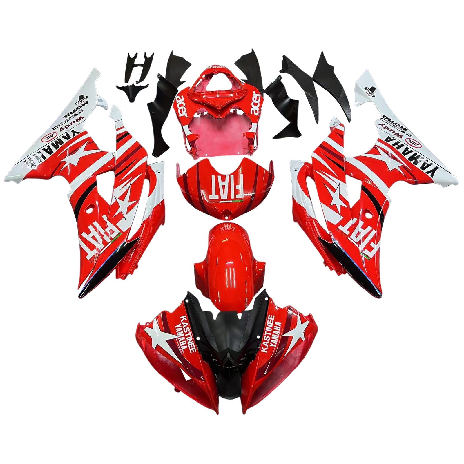 Kit van kuip voor Yamaha YZF 600 R6 2008-2016 Generiek