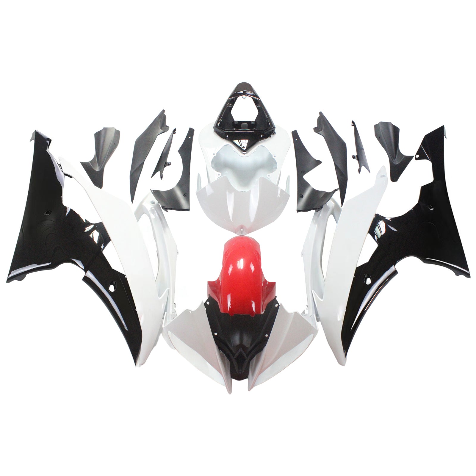 Kit de carénage Amotopart pour Yamaha YZF 600 R6 2008-2016 générique