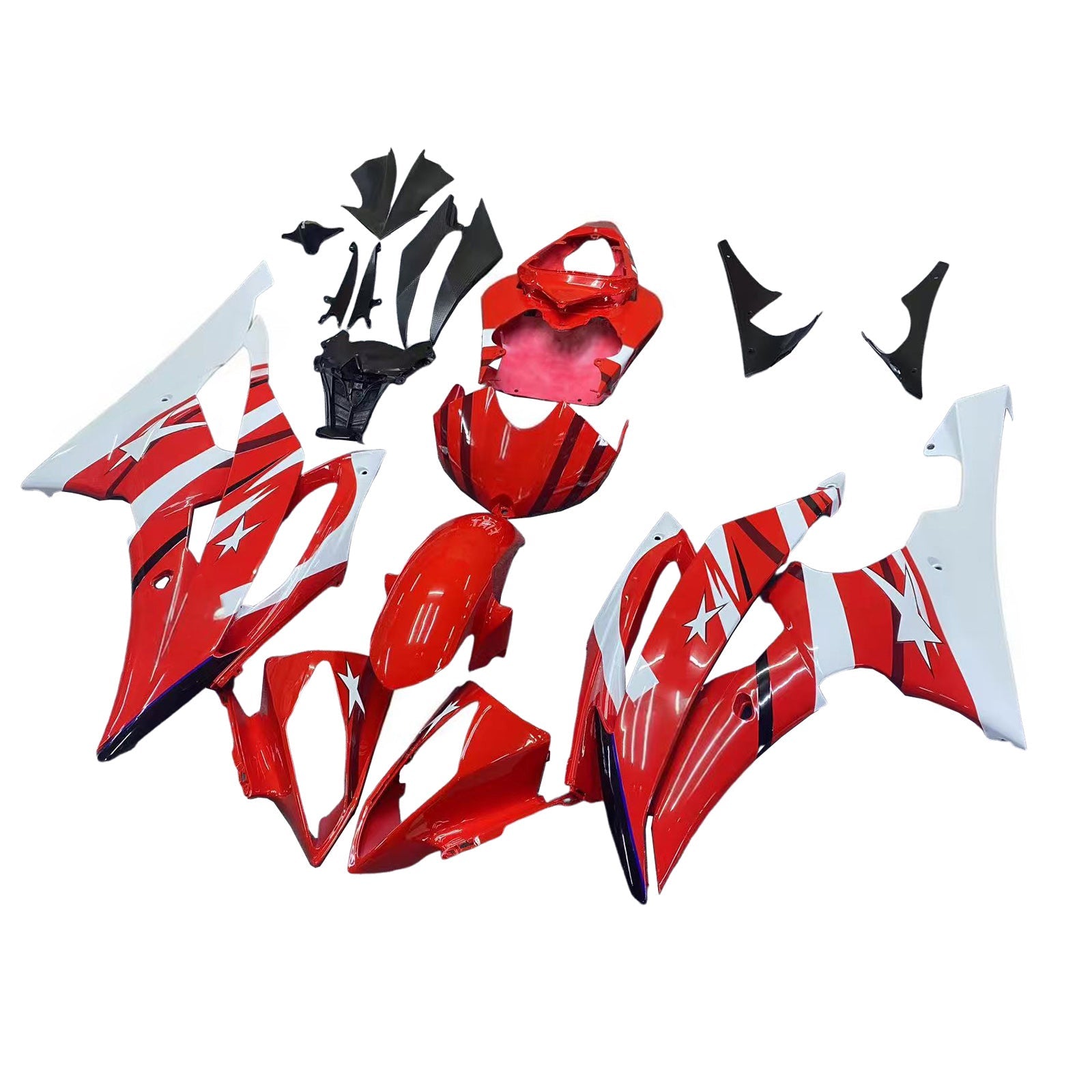 Kit de carénage en plastique ABS pour Yamaha YZF 600 R6 2008-2016