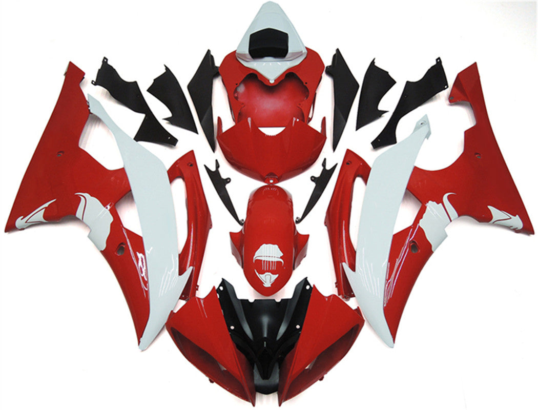 Kit de carenado de inyección, cuerpo de plástico ABS para Yamaha YZF 600 R6 2008-2016
