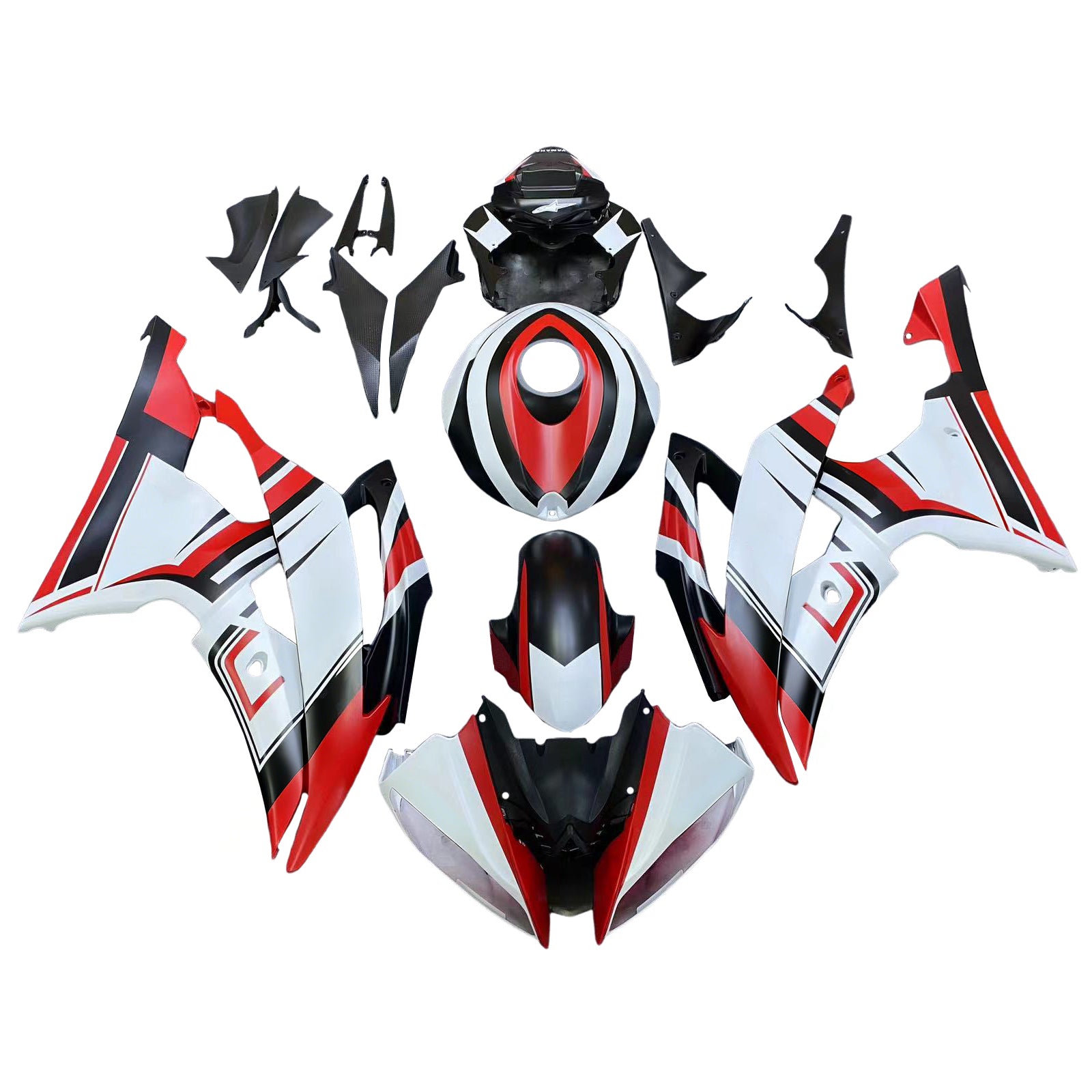 Kit de carenado de plástico ABS para Yamaha YZF 600 R6 2008-2016