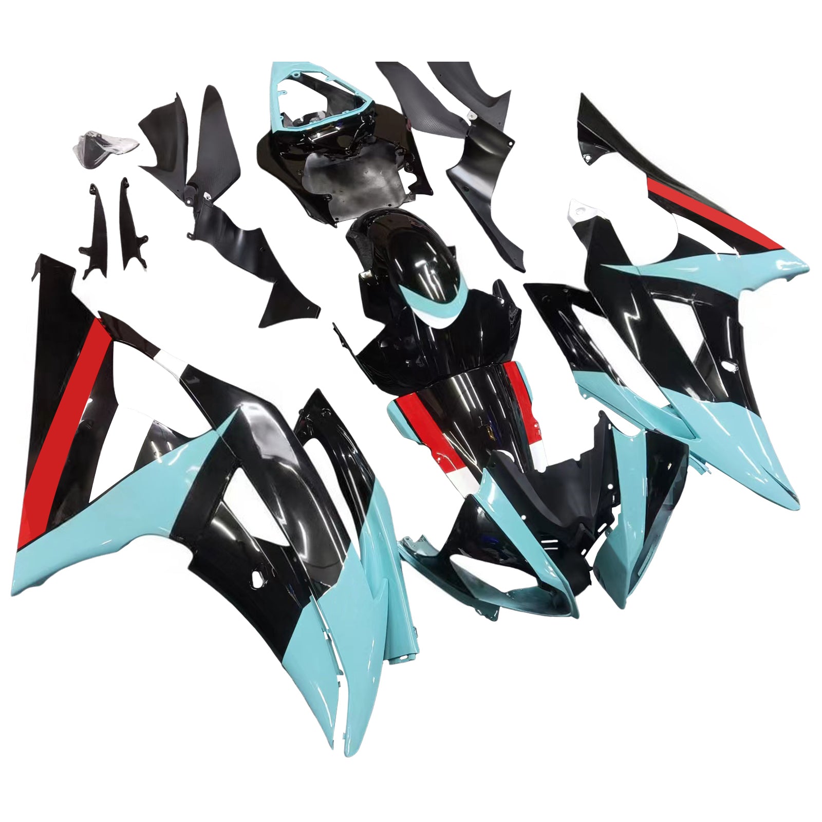 Kit de carénage en plastique ABS pour Yamaha YZF 600 R6 2008-2016