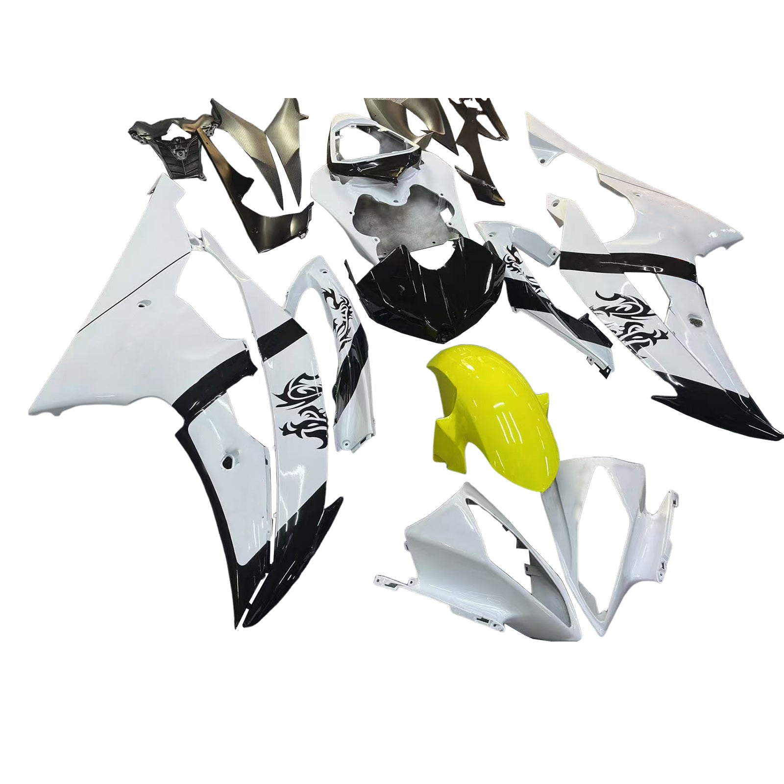 Kit de carénage en plastique ABS pour Yamaha YZF 600 R6 2008-2016