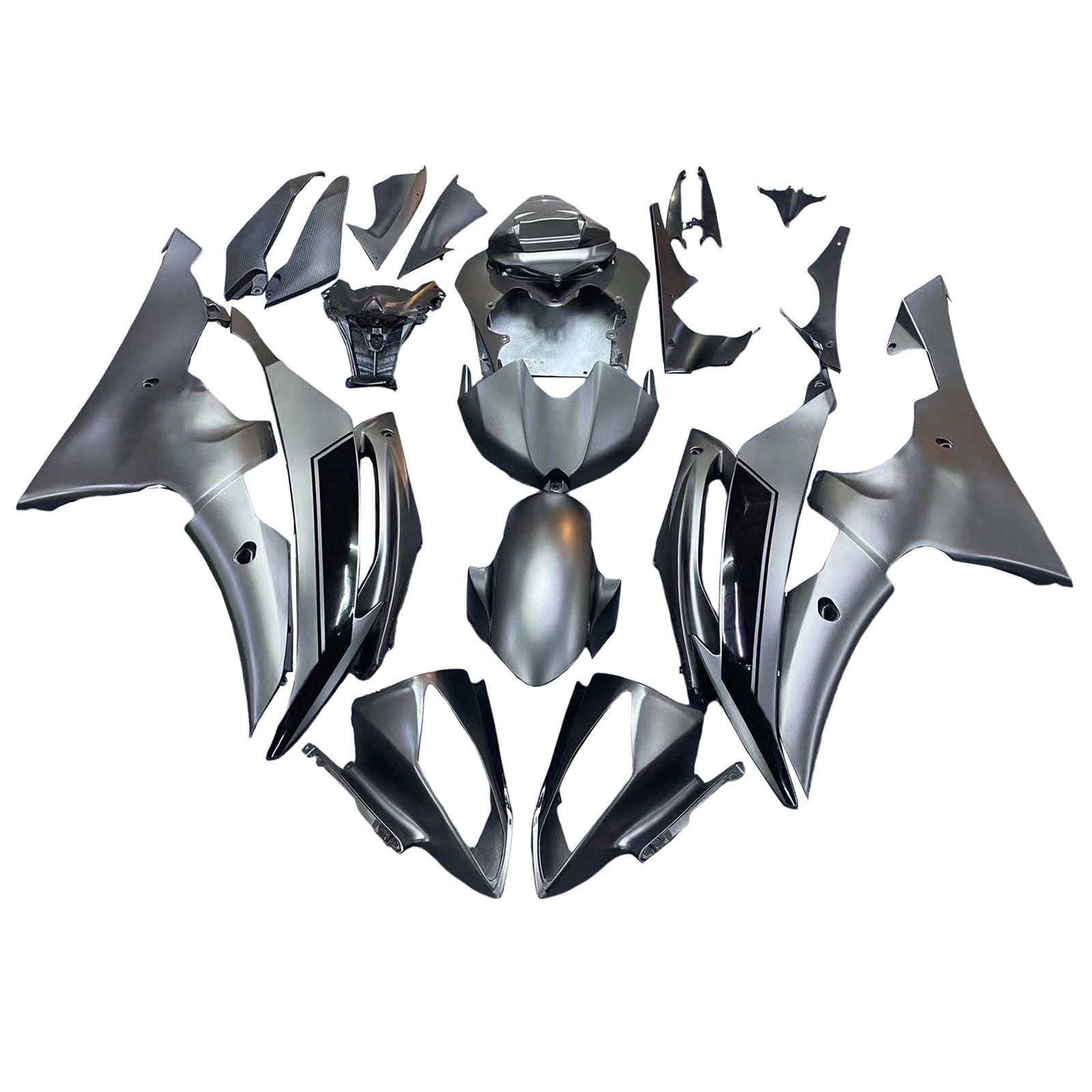 Injectie kuipkit, ABS Plastic Body voor Yamaha YZF 600 R6 2008-2016