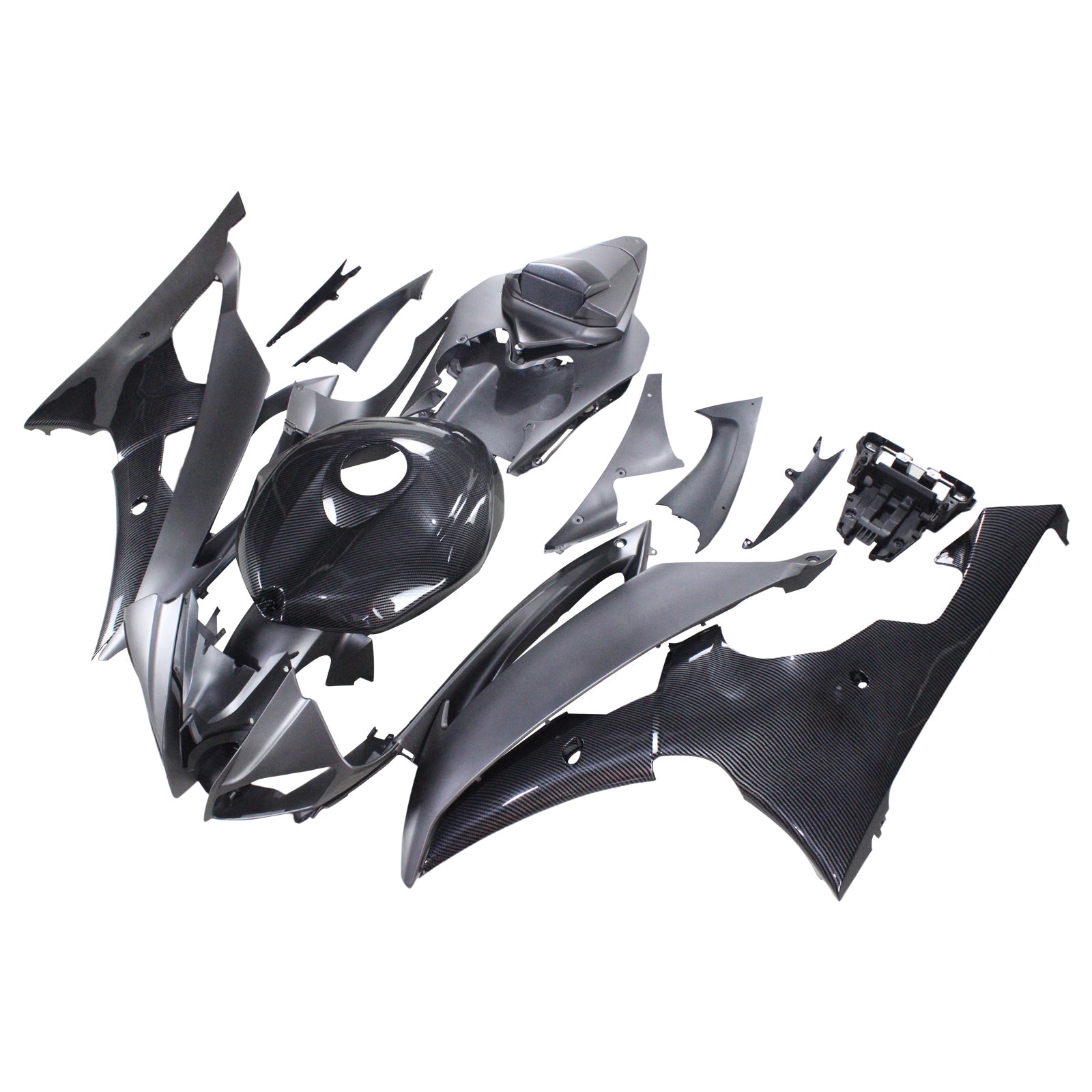 Injection Fairing Kit Bodywork Plastic ABS fit For Yamaha YZF 600 R6 2008-2016