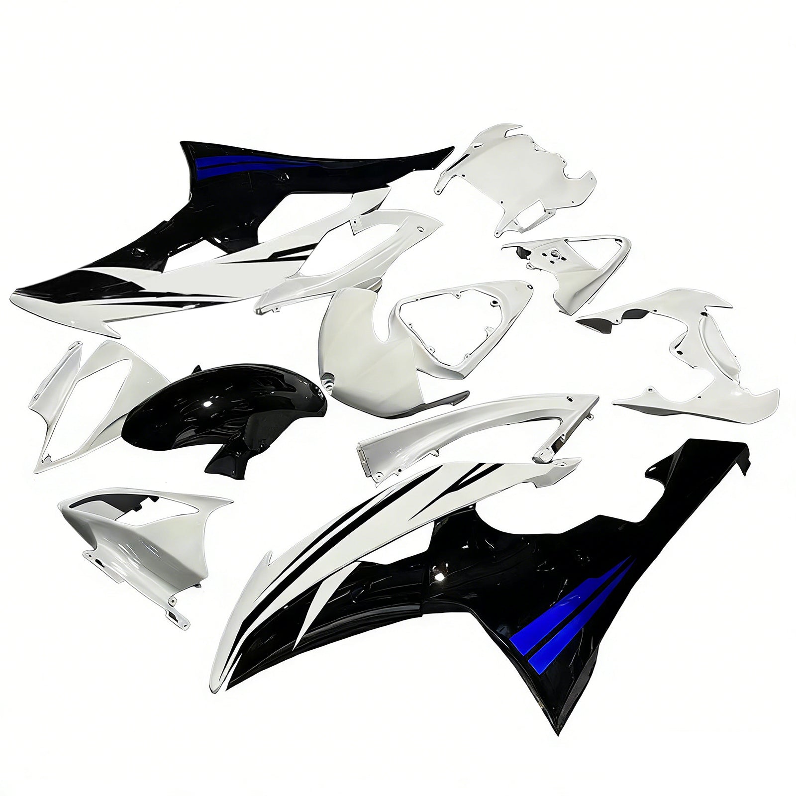 Amotopart Yamaha YZF 600 R6 2008-2016 ABS muovinen korin suojasarja