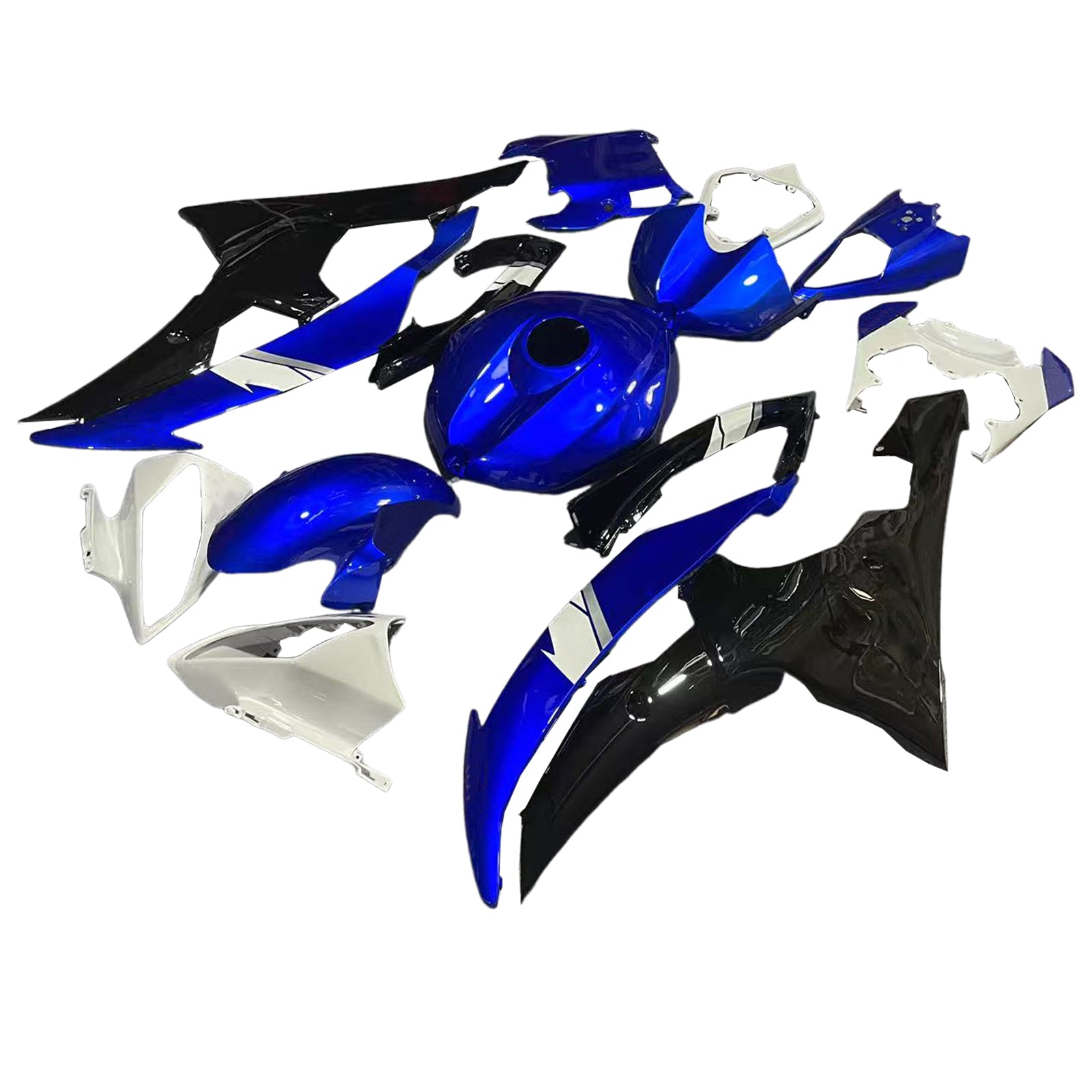 Amotopart Yamaha YZF 600 R6 2008-2016 ABS muovinen korin suojasarja