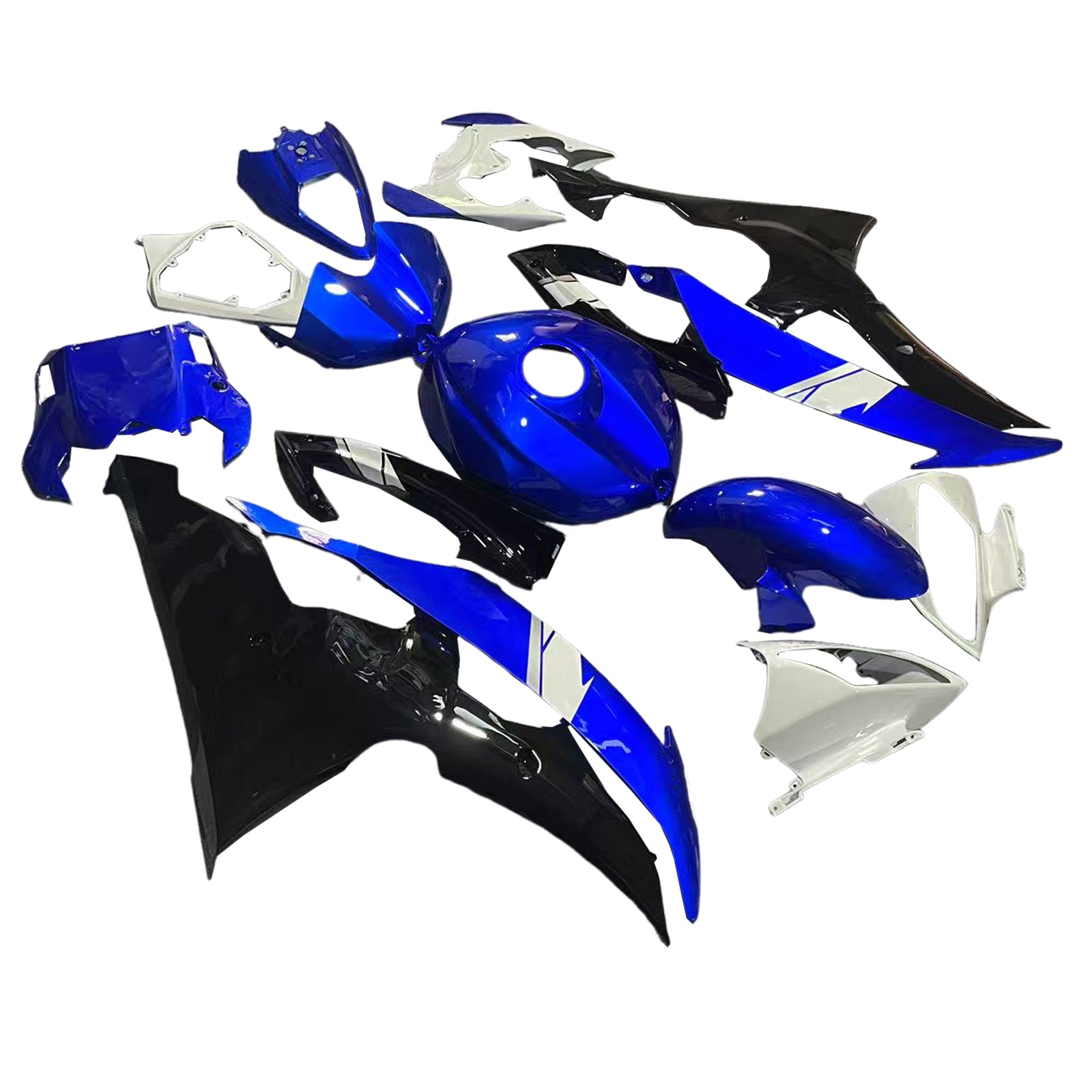 Amotopart Yamaha YZF 600 R6 2008-2016 ABS muovinen korin suojasarja