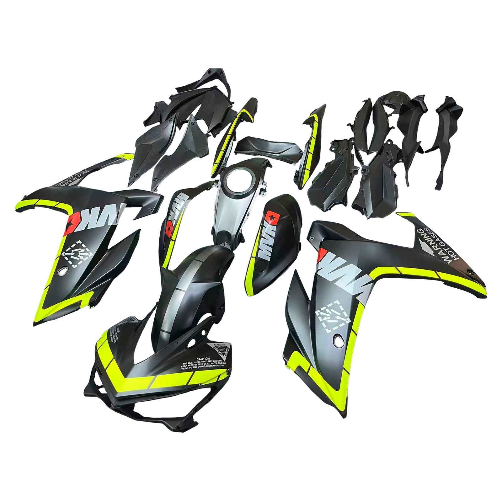 Amotopart Carénage Kit Carrosserie ABS za Yamaha YZF-R3 2014-2018 R25 2015-2017 Generic