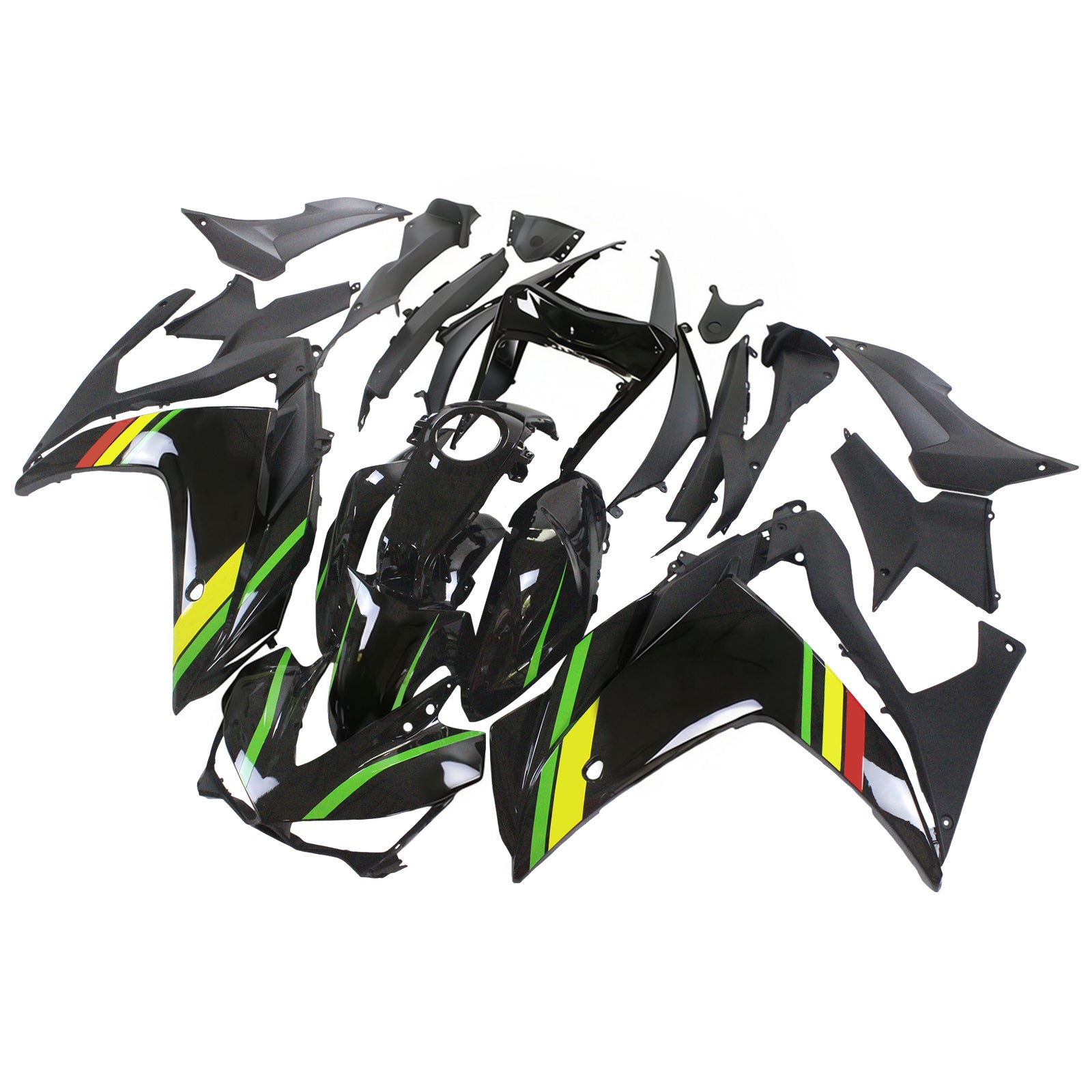 Kit de carénage Amotopart pour Yamaha YZF-R3 2014-2018 R25 2015-2017 générique