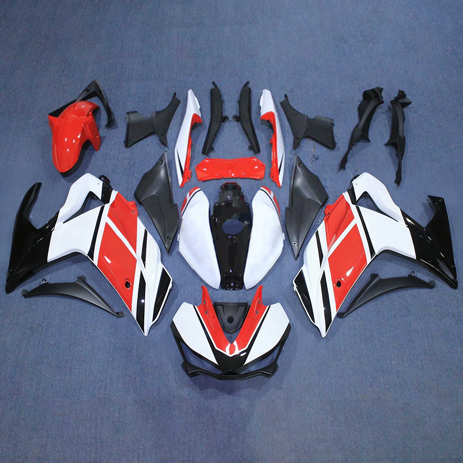 Kit de carénage Amotopart pour Yamaha YZF-R3 2014-2018 R25 2015-2017 générique