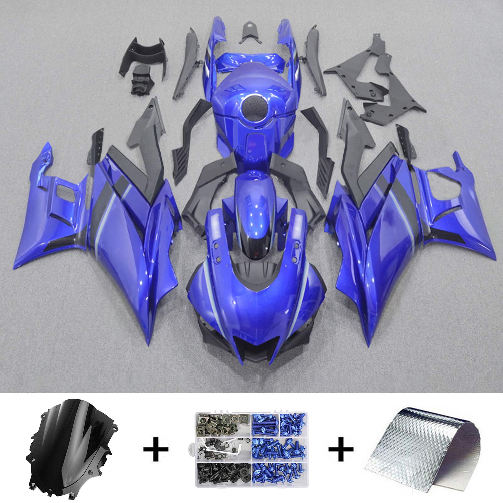 Zestaw owiewek Amotopart do Yamaha YZF-R3 R25 2019-2021 Generic