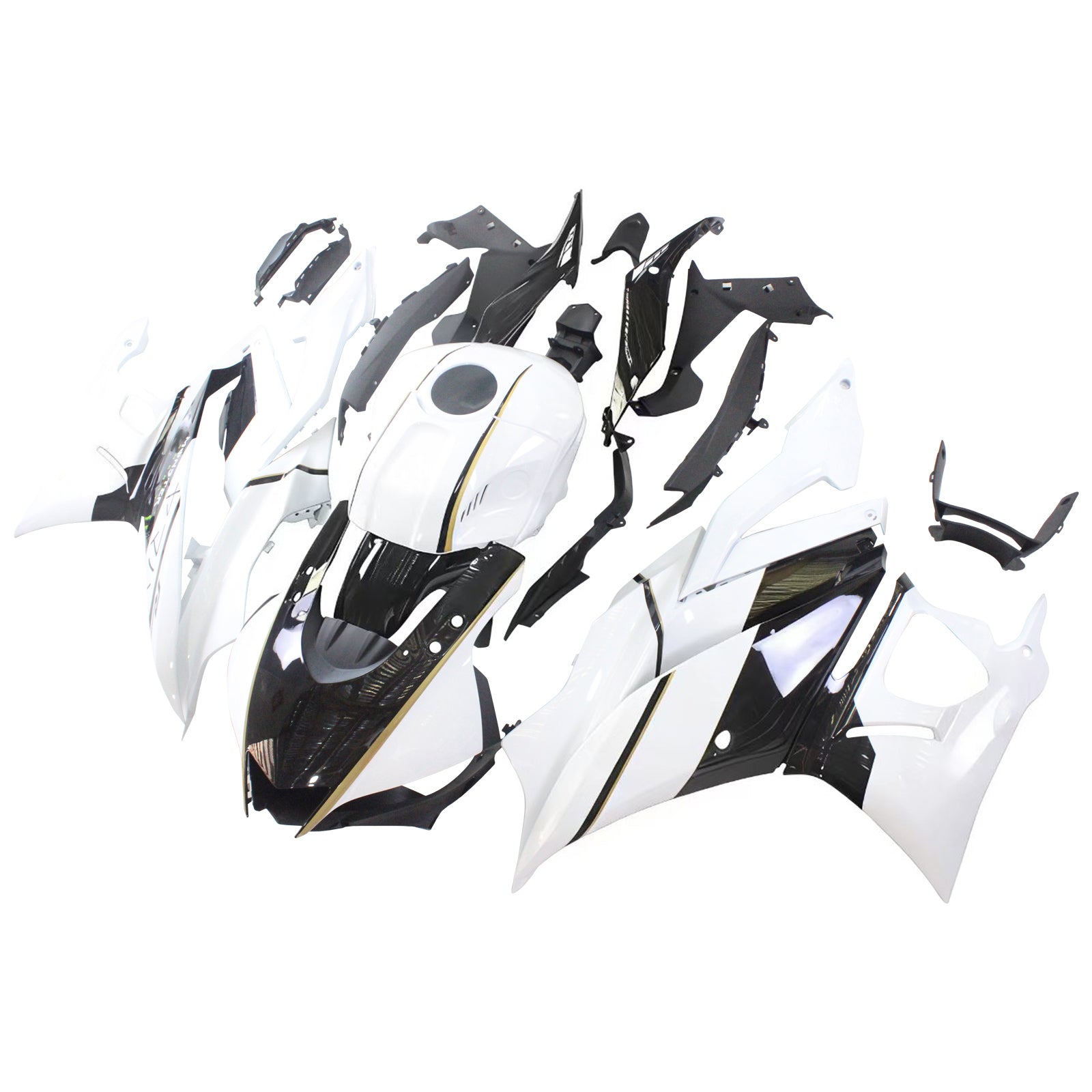 Kit de carénage Amotopart pour Yamaha YZF-R3 R25 2019-2021 générique