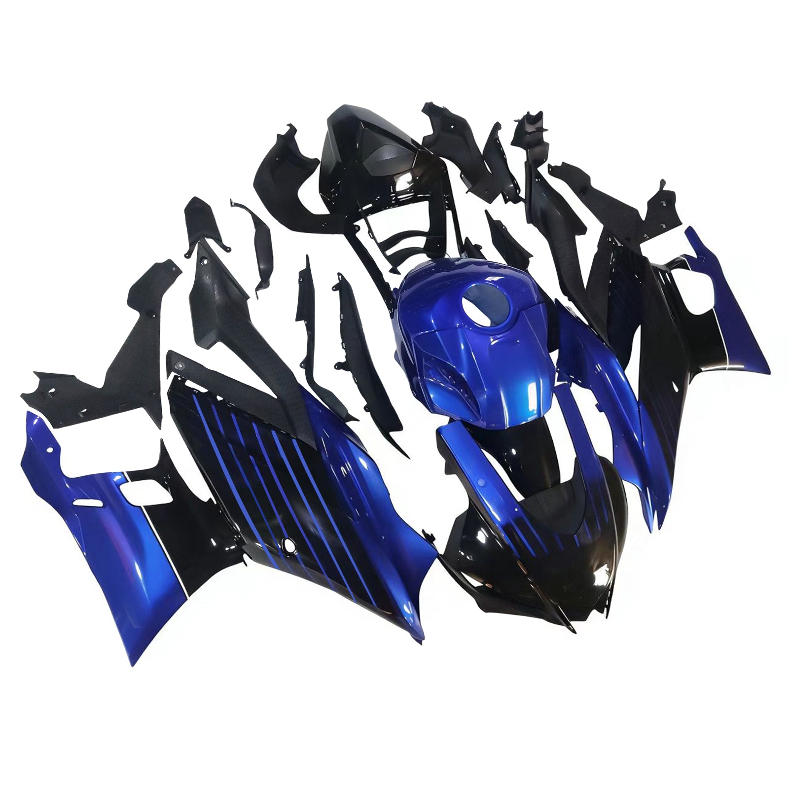 Kit de carénage 'injection carrosserie plastique ABS pour Yamaha YZF-R3 R25 2019-2021 générique