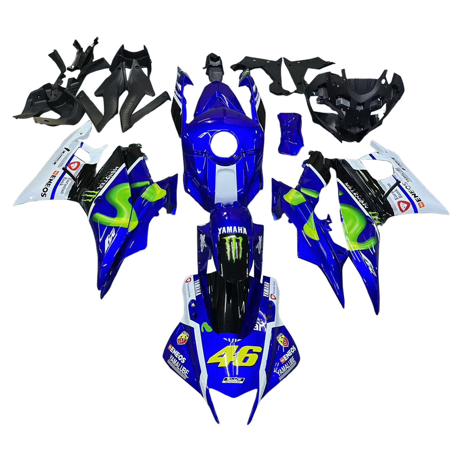 Zestaw owiewek Amotopart do Yamaha YZF-R3 R25 2019-2021 Generic